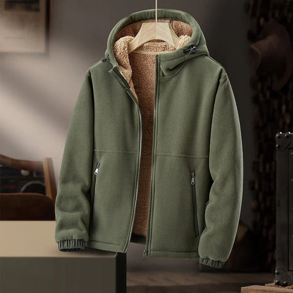 Relaxed Fit Men's Winter Parka Jacket