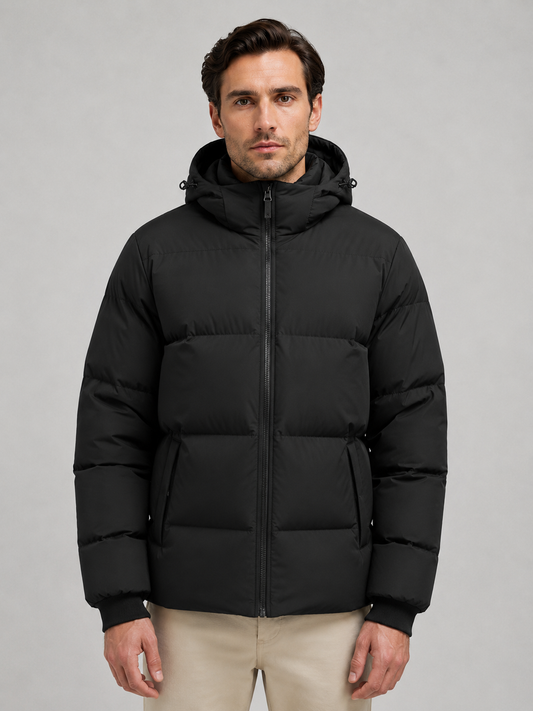 Men's Casual Padded Hooded Puffer Jacket