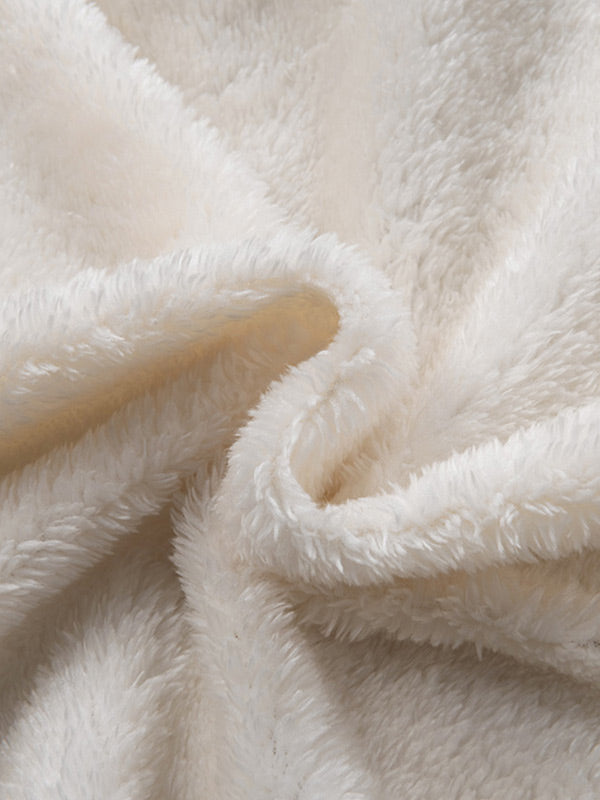 Warm Men's Puffer Coat with Fleece Lining