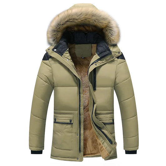 Thermal Heavy Duty Men's Winter Parka Coat - OutfitLondon