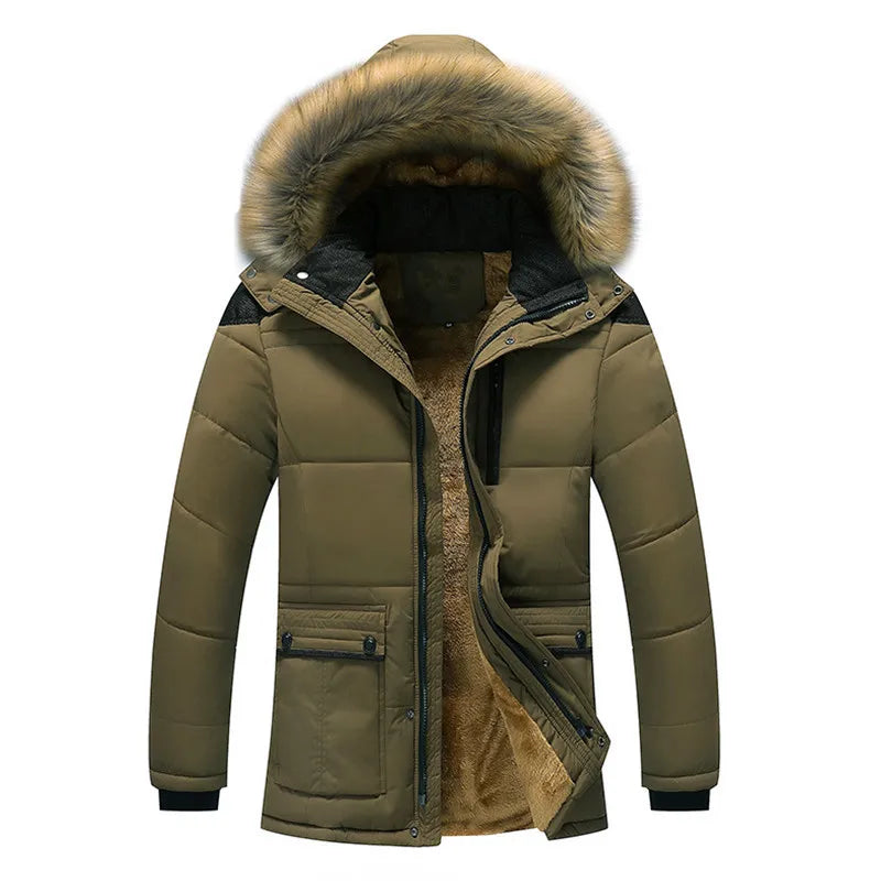 Thermal Heavy Duty Men's Winter Parka Coat