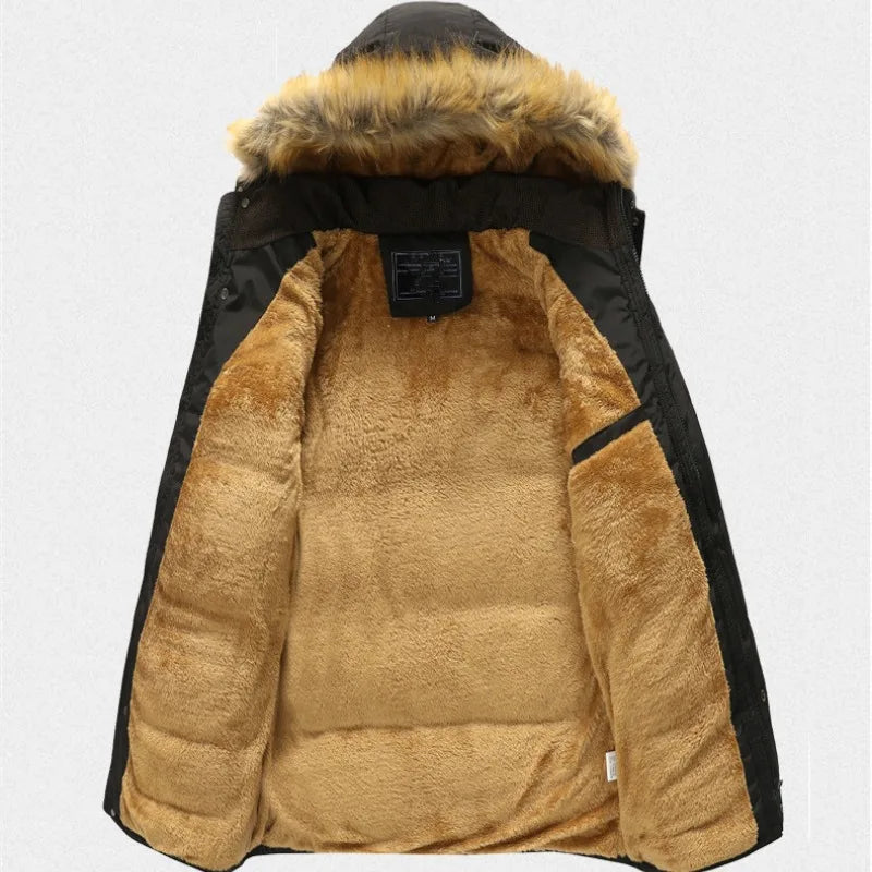 Thermal Heavy Duty Men's Winter Parka Coat