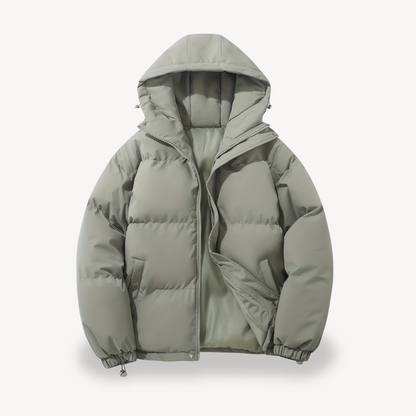 Oversized Warm Puffer Hoodie Jacket