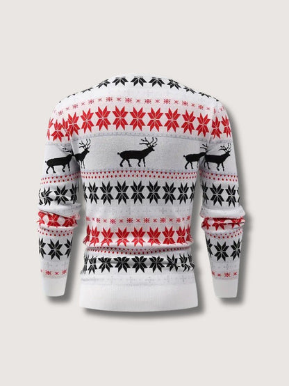 Men's Festive Holiday Crew Neck Sweater