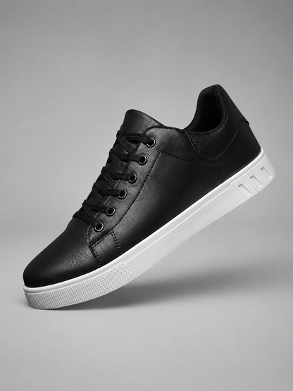 Men's Casual Leather Trainers Sneakers