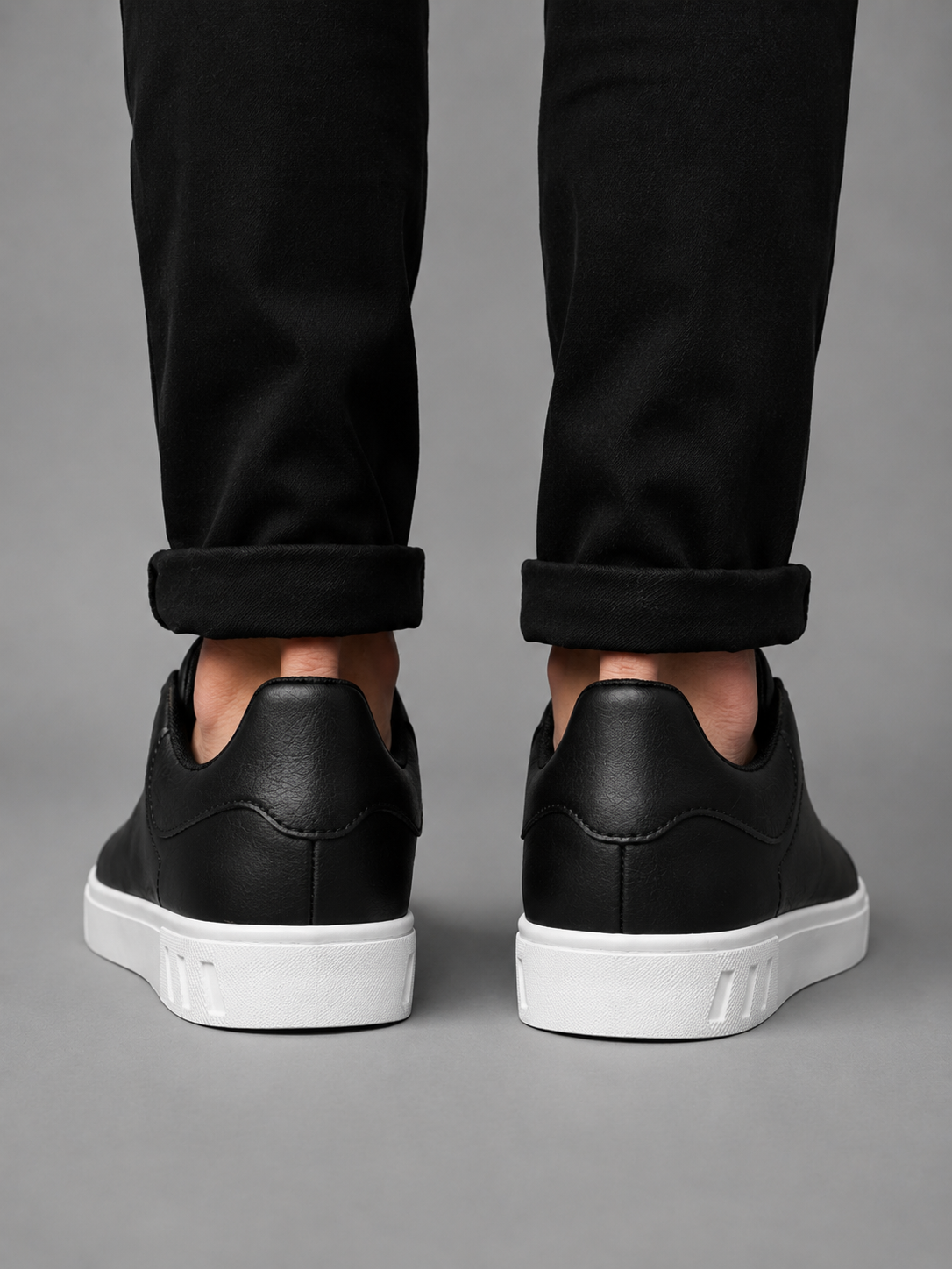 Men's Casual Leather Trainers Sneakers