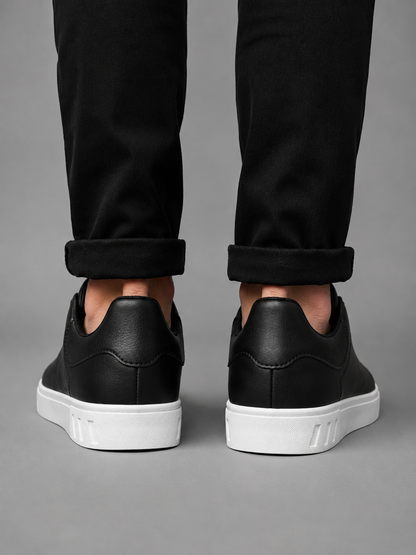 Men's Casual Leather Trainers Sneakers