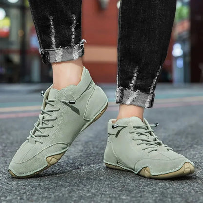 Authentic Leather Simple Mens Shoes - OutfitLondon