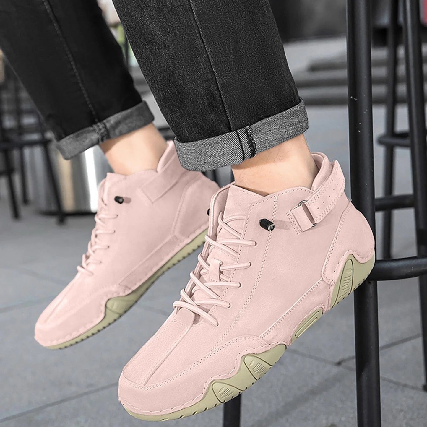 Authentic Leather Simple Mens Shoes