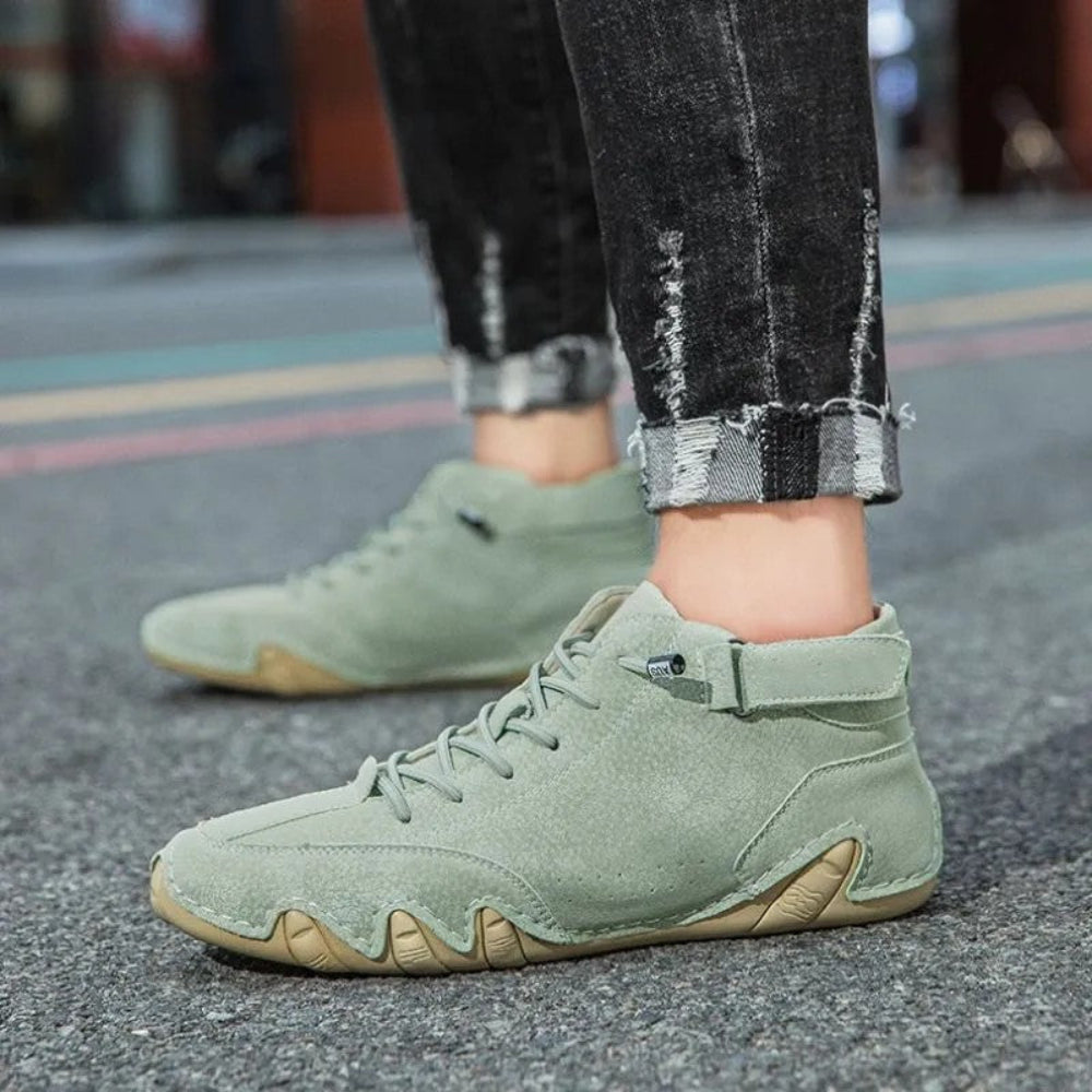 Authentic Leather Simple Mens Shoes