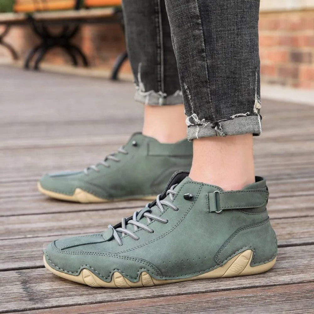 Authentic Leather Simple Mens Shoes