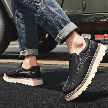 Classic Leather Comfort Walking Shoes