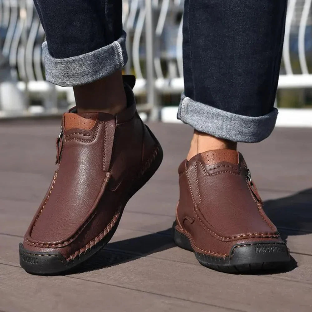 Timeless Tan Genuine Leather Shoes