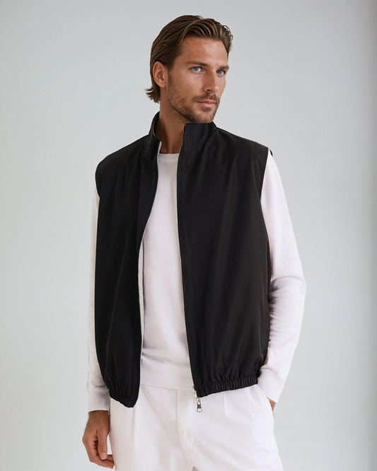 Men's Lightweight Quilted Vest for Layered Comfort