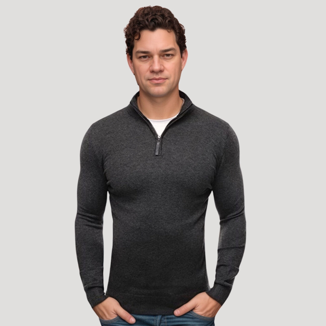 Men's Breathable Fleece Half Zip Sweater