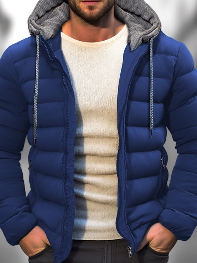 Warm Fit Adjustable Men's Winter Parka Coat