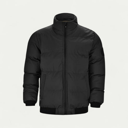 Warm Insulated Puffer Bomber Coat - OutfitLondon
