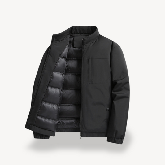 Men's Slim Waterproof Parka Jacket - OutfitLondon