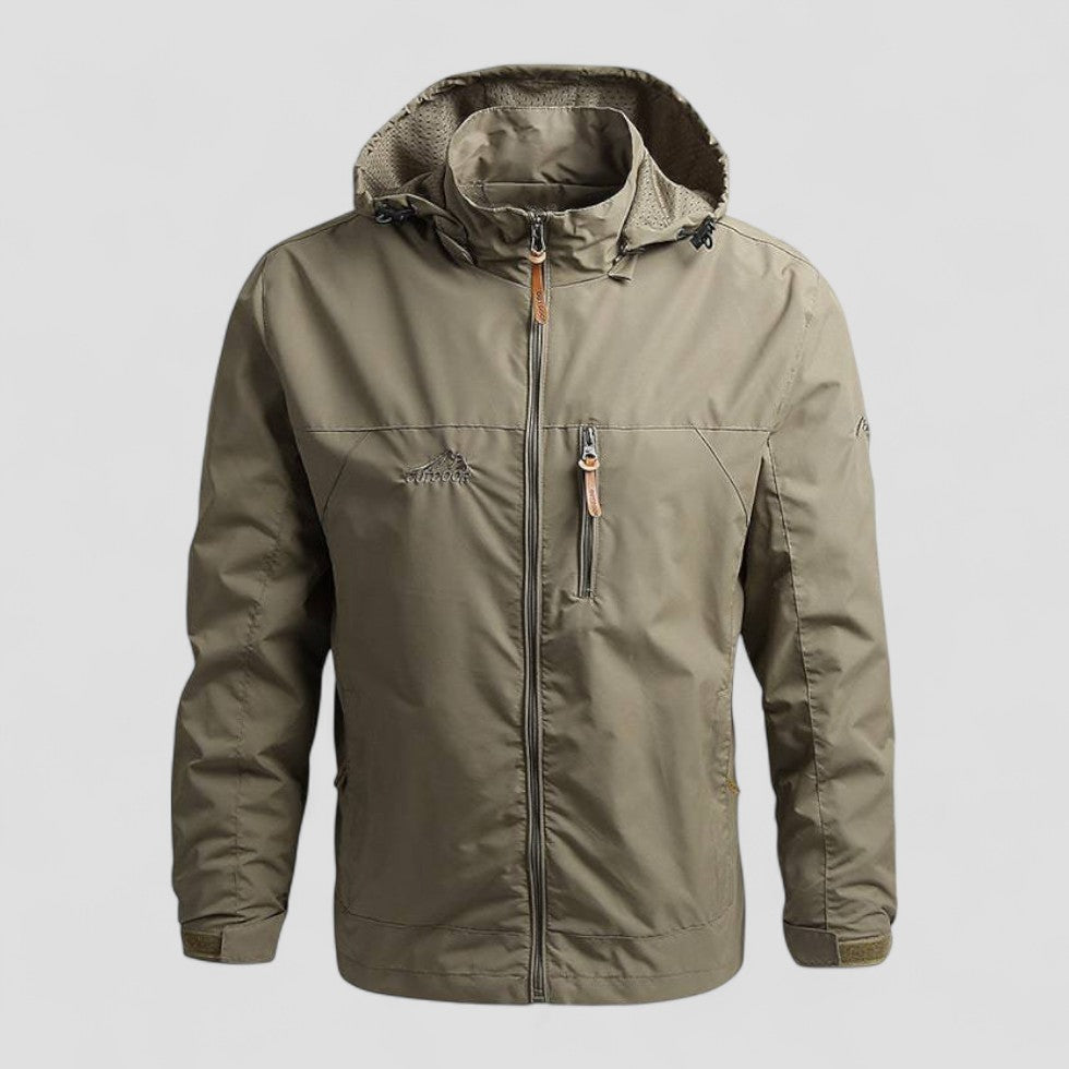 Slim Fit Water Repellent Hoodie Jacket