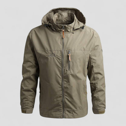 Slim Fit Water Repellent Hoodie Jacket