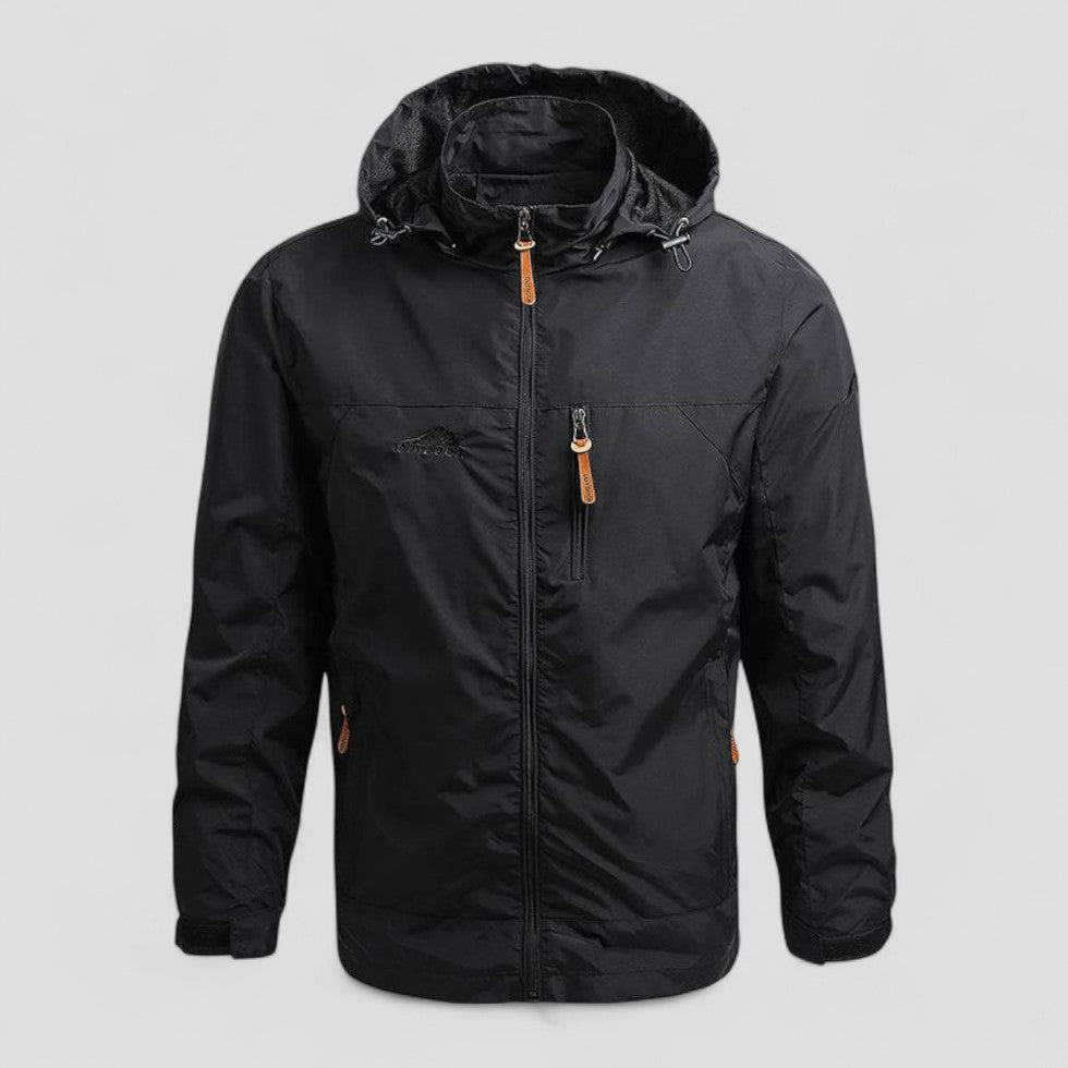 Slim Fit Water Repellent Hoodie Jacket