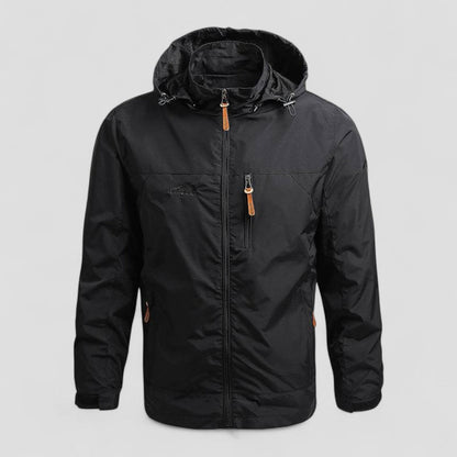 Slim Fit Water Repellent Hoodie Jacket