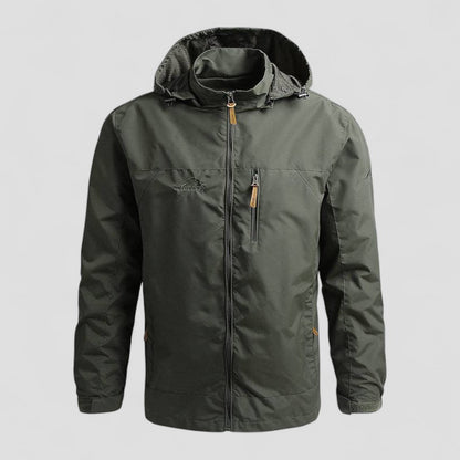 Slim Fit Water Repellent Hoodie Jacket