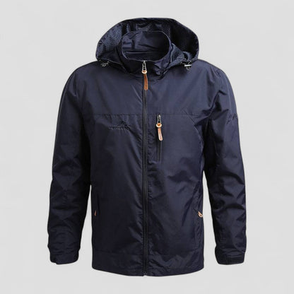 Slim Fit Water Repellent Hoodie Jacket