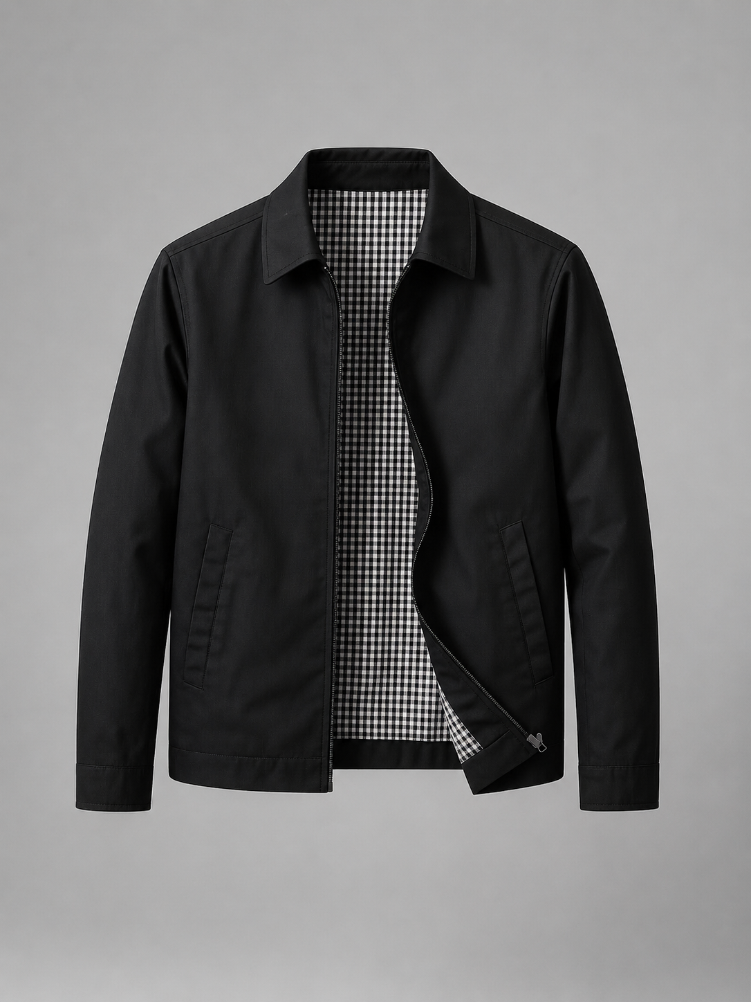 Men's Lightweight Zip-Up Casual Jacket