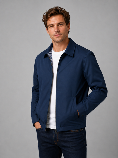 Men's Lightweight Zip-Up Casual Jacket