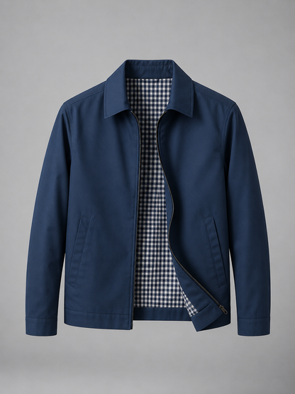 Men's Lightweight Zip-Up Casual Jacket
