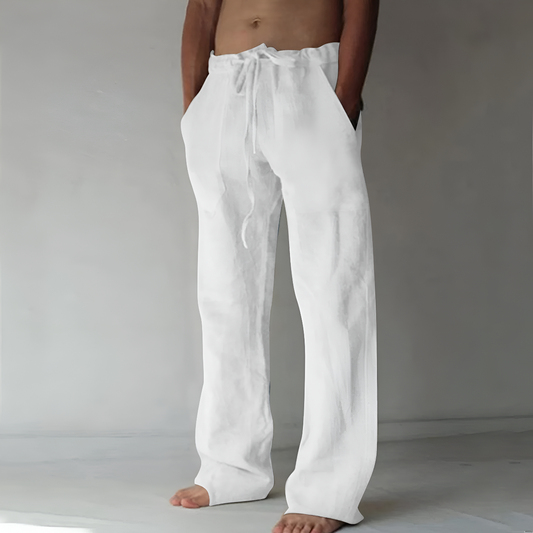 Breathable Mens Casual Summer Trousers - OutfitLondon