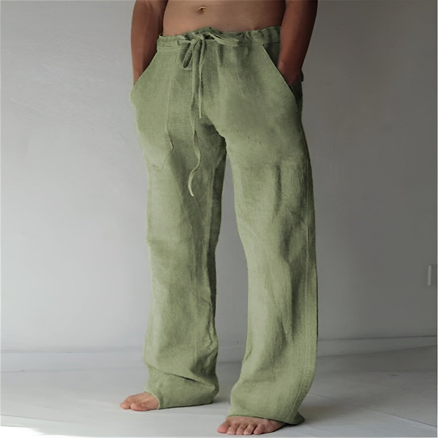 Breathable Mens Casual Summer Trousers