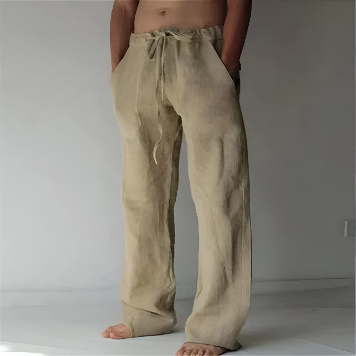 Breathable Mens Casual Summer Trousers