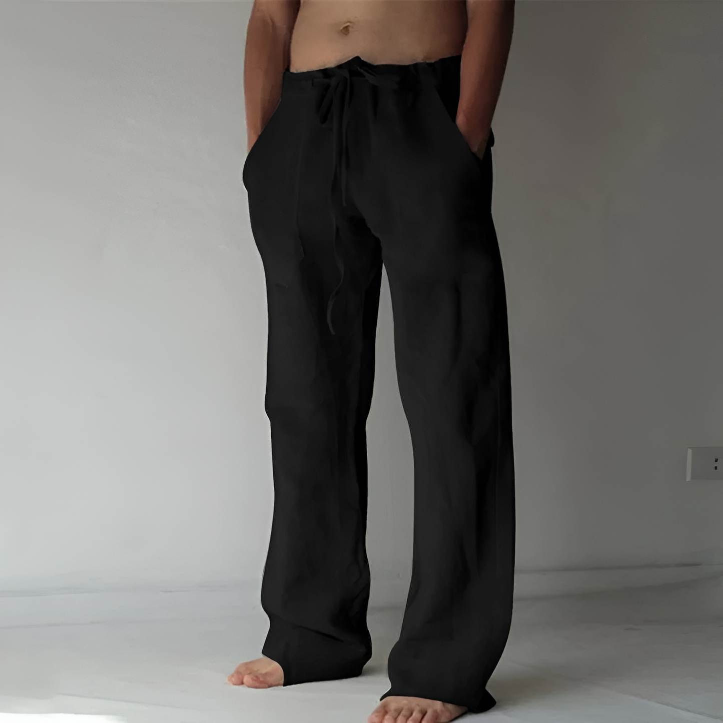 Breathable Mens Casual Summer Trousers