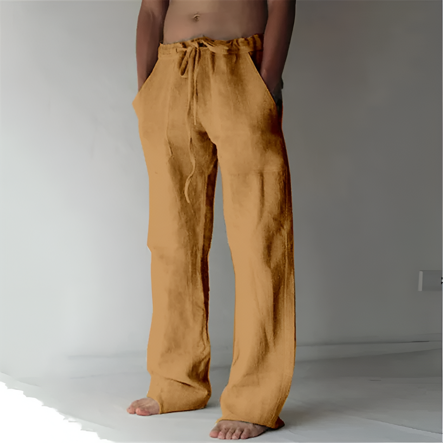 Breathable Mens Casual Summer Trousers