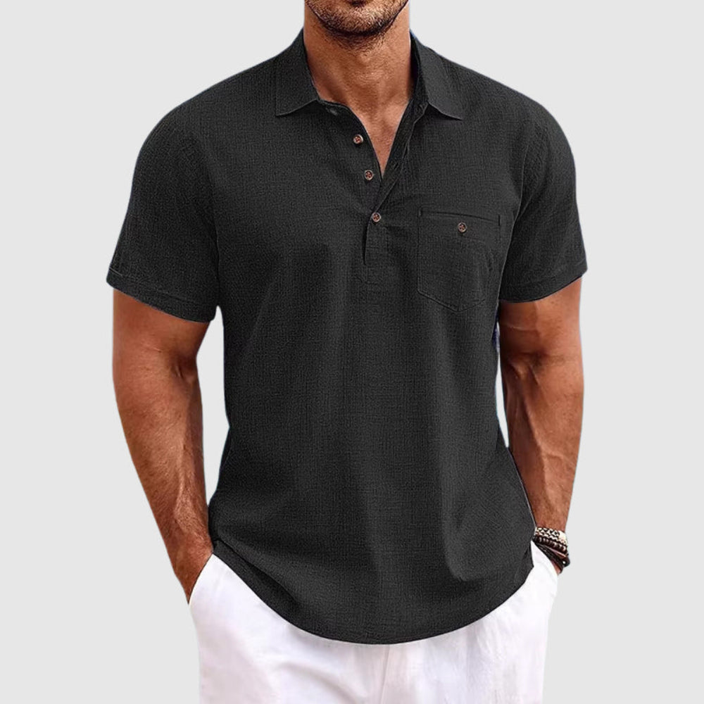 Breathable Casual Men's Short Sleeve Golf Shirt