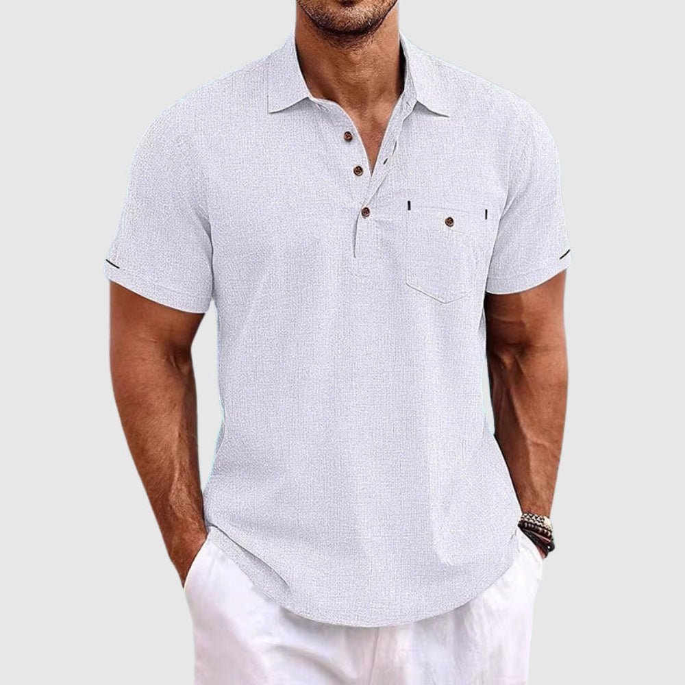 Breathable Casual Men's Short Sleeve Golf Shirt