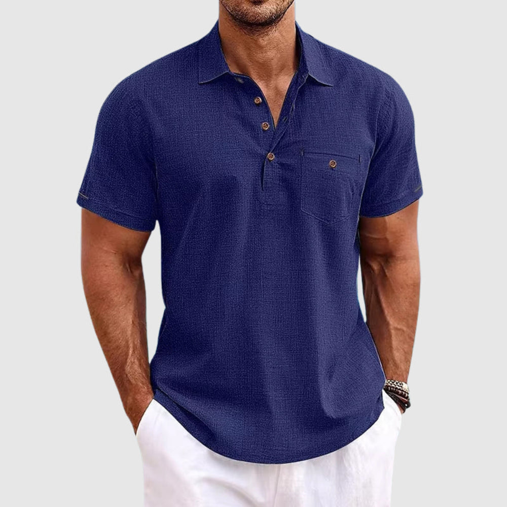 Breathable Casual Men's Short Sleeve Golf Shirt