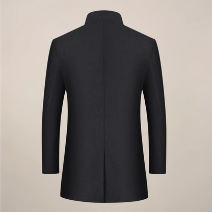 Classic Fit Long Winter Coat for Men