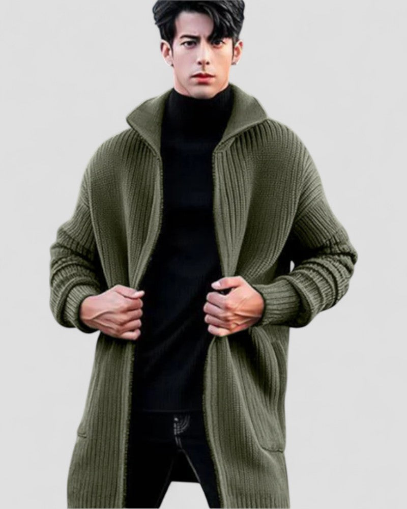 Men's Big Cozy Cable Knit Sweater