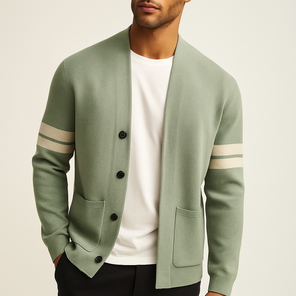 Warm Mens Classic Wool Sweater - OutfitLondon