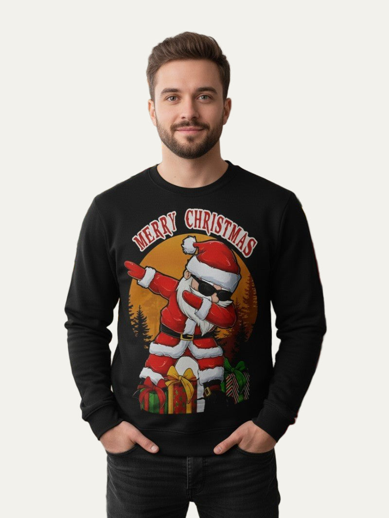 Funny Santa Christmas Graphic Tee - OutfitLondon