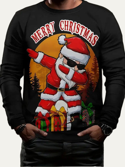 Funny Santa Christmas Graphic Tee