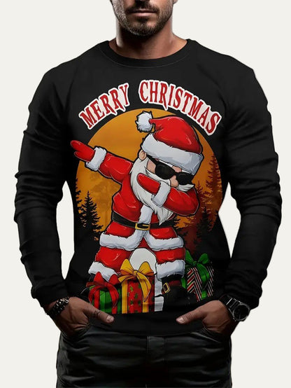 Funny Santa Christmas Graphic Tee