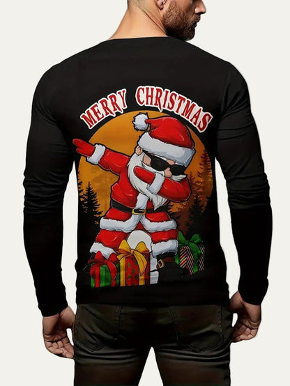Funny Santa Christmas Graphic Tee