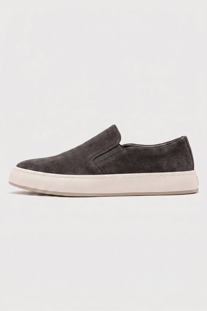Men's Minimalist Leather Slip-On Loafers