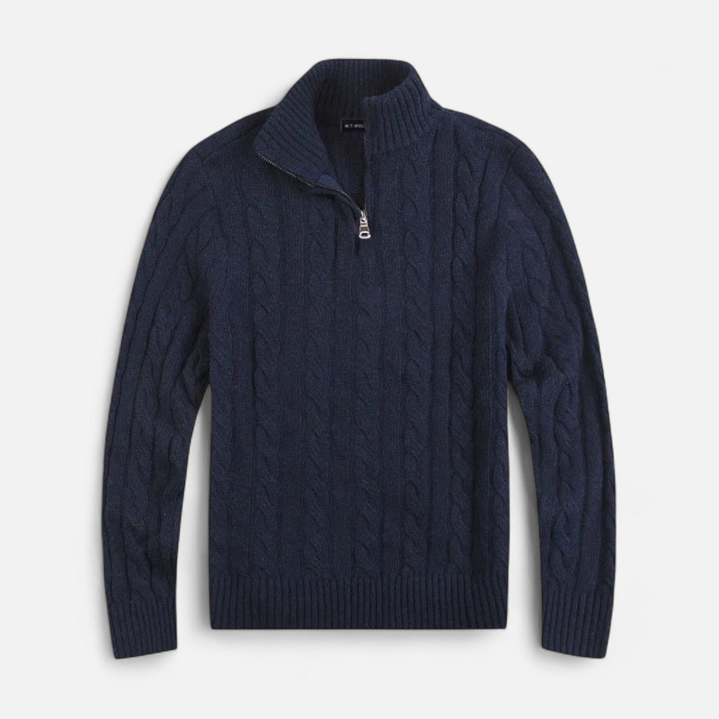 Men's Cable Knit Cardigan Sweater