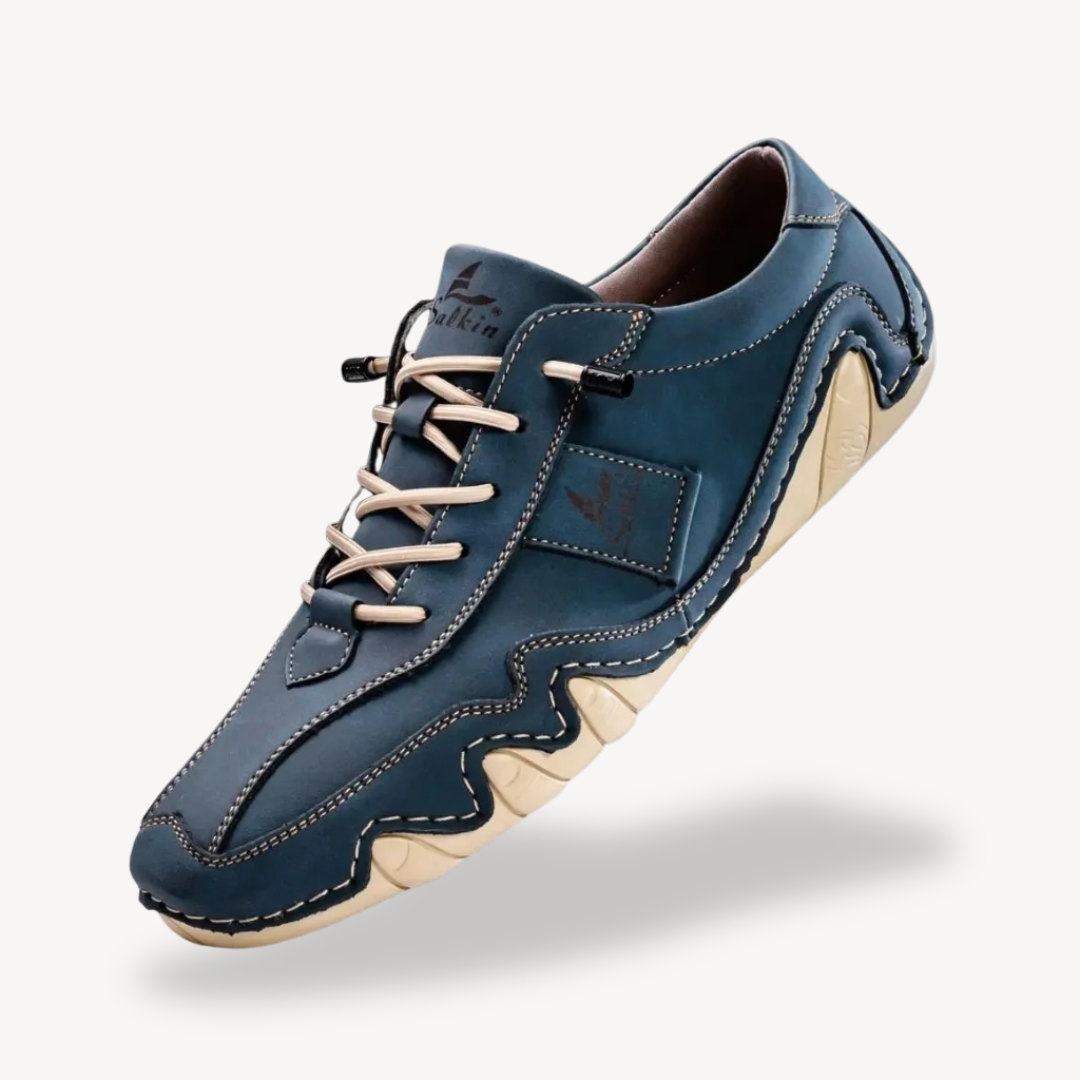 Men's Classic Genuine Leather Sneakers - OutfitLondon