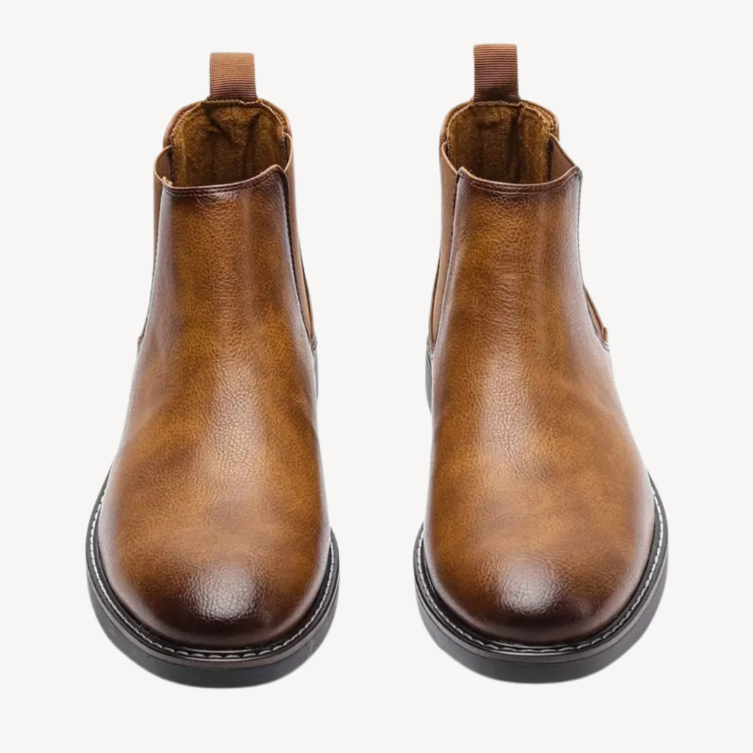 Men's Genuine Brown Ankle Boots